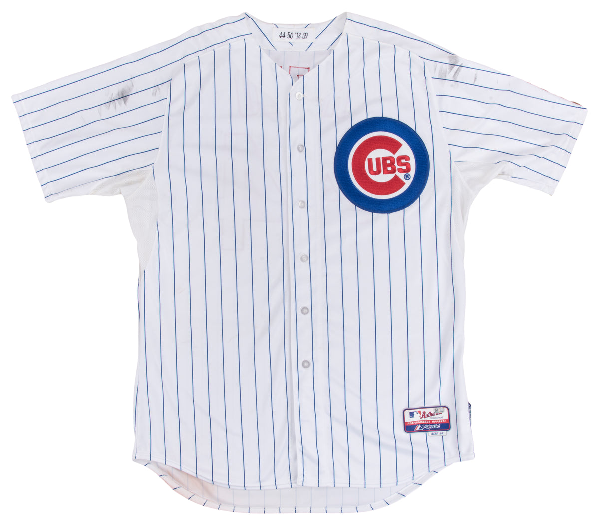 Anthony Rizzo Game-Used Jersey -- 4th of July -- Reds vs. Cubs -- 7/4/16