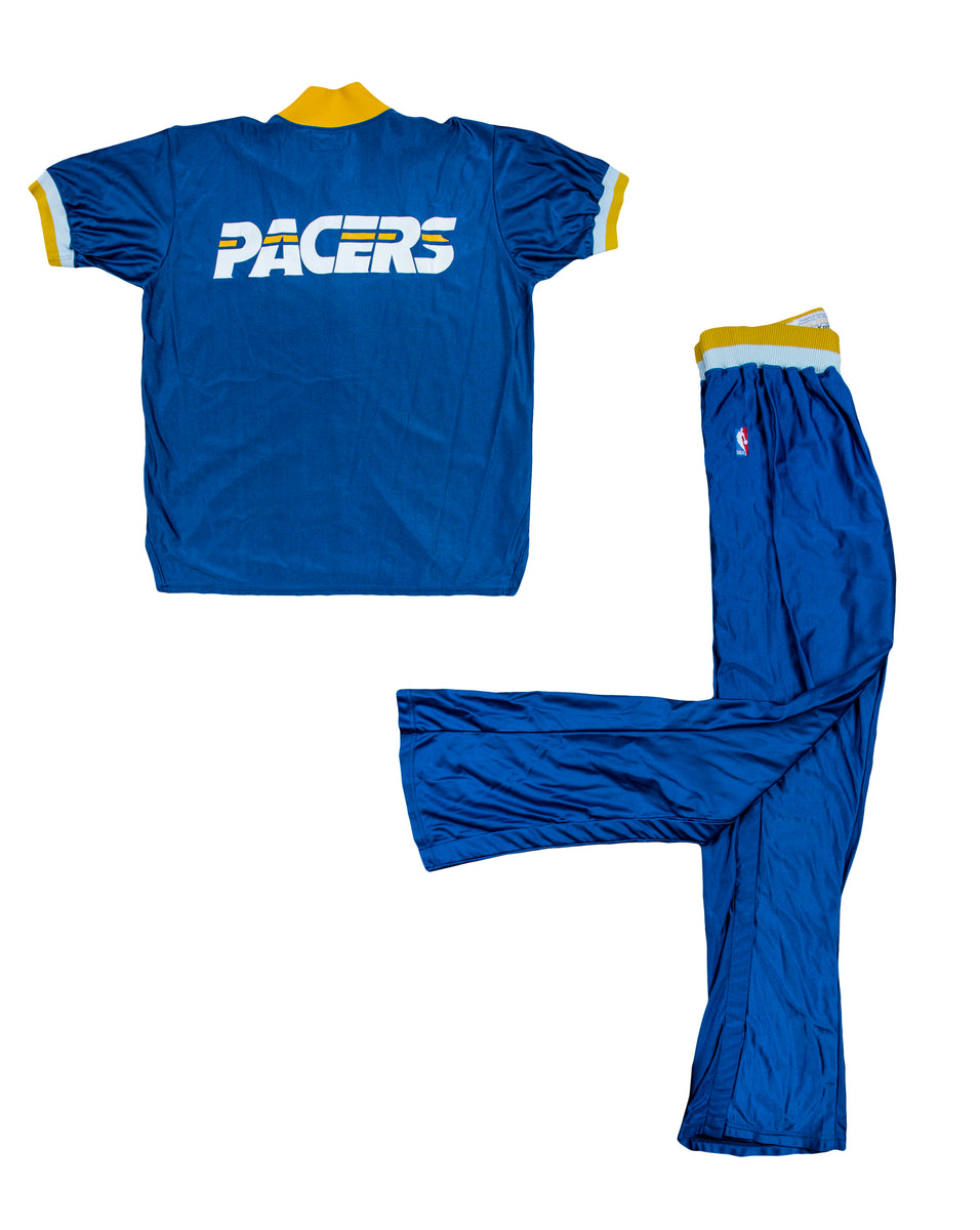 Indiana Pacers Game Worn Warmup Jacket and Pants. Basketball, Lot  #41150