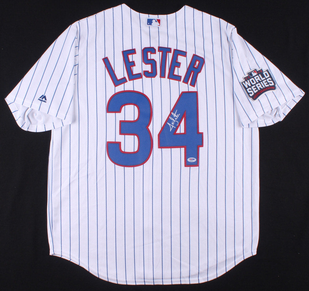 Jon Lester Autographed Chicago Cubs 2016 World Series Jersey – Heartland  Sports Memorabilia
