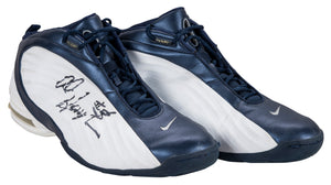 2001-02 Al Harrington Game Used & Signed Sneakers