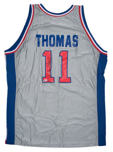 1981-82 Isiah Thomas Autographed Detroit Pistons Jersey
