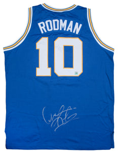 Dennis Rodman Autographed Southeastern Oklahoma State University Jersey