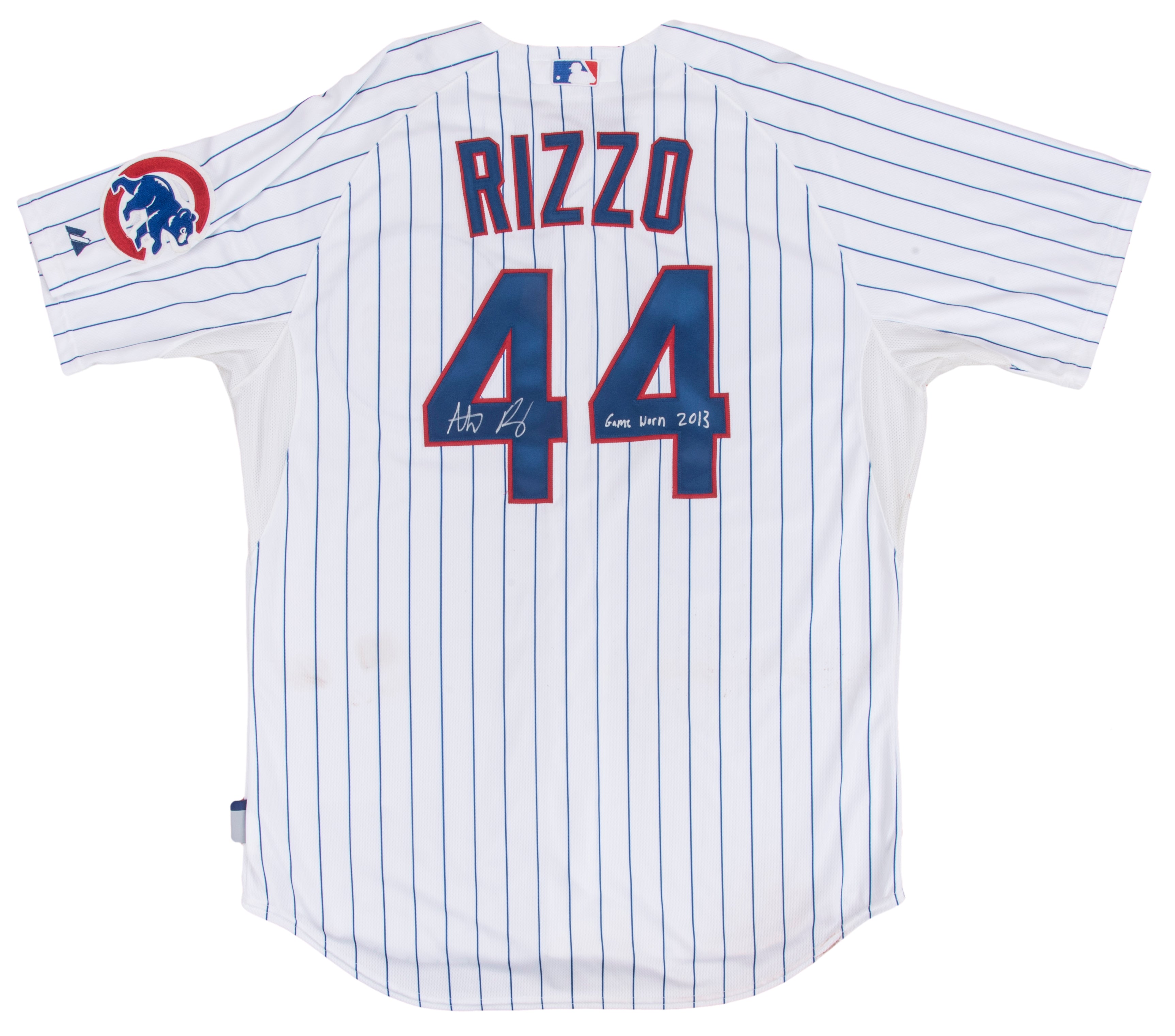 Anthony Rizzo Game-Used Memorial Day Jersey -- Cubs at Padres -- 5