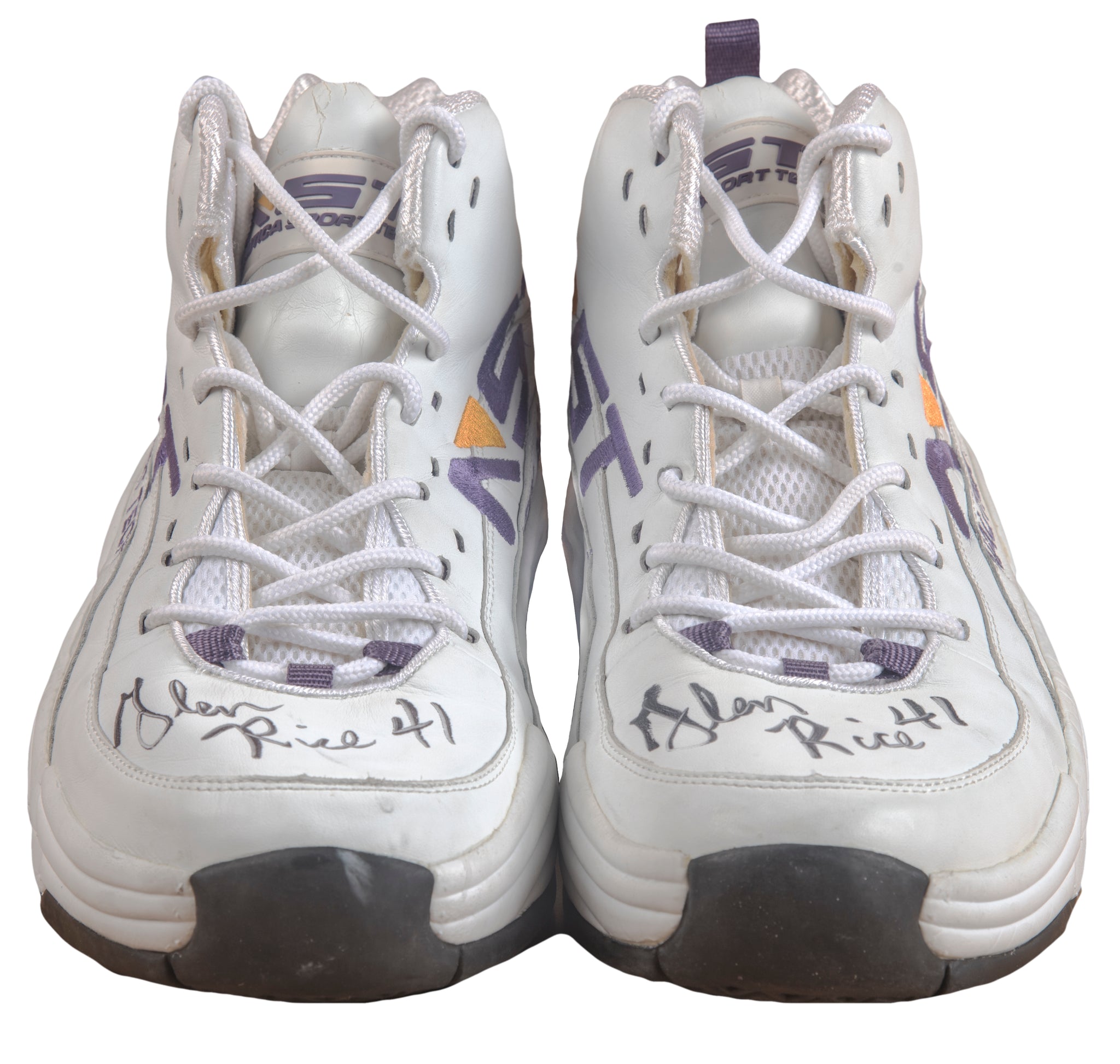2003 Shaquille O'Neal Game Worn, Signed Los Angeles Lakers Shoes