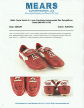 Load image into Gallery viewer, 1980s Ozzie Smith Game Used &amp; Signed ROOS Cleats