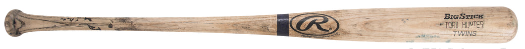 2002 Torii Hunter Game Used Rawlings 491B Model Bat