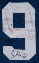 Load image into Gallery viewer, 2006 Joseph Addai Game Used &amp; Signed Indianapolis Colts Home Jersey Photo Matched To 11/12/2006