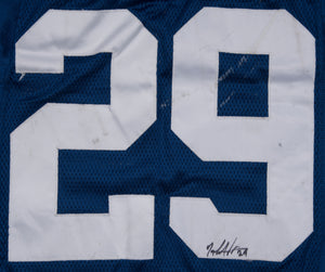 2006 Joseph Addai Game Used & Signed Indianapolis Colts Home Jersey Photo Matched To 11/12/2006