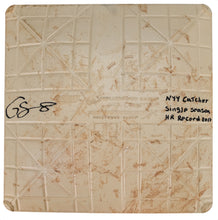 Load image into Gallery viewer, Gary Sanchez Signed and Inscribed Game Used Base