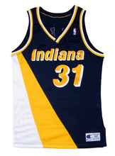 Load image into Gallery viewer, 1991-92 Reggie Miller Game Used &amp; Signed Indiana Pacers Flo Jo Road Uniform: Jersey &amp; Shorts