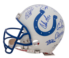 Load image into Gallery viewer, 2005 Indianapolis Colts Team Signed Game Model Helmet with 27 Signatures Including Peyton Manning, Dwight Freeney, and Edgerrin James