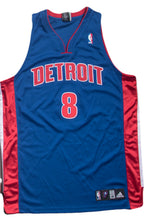 Load image into Gallery viewer, Juan Dixon Signed Detroit Pistons Blue Road Jersey