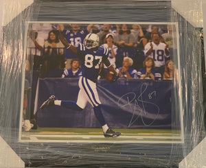 Reggie Wayne Autographed "Touchdown" 16x20 Framed Photograph