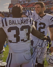Load image into Gallery viewer, Andrew Luck and Vick Ballard Autographed 8x10 Photograph