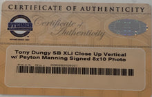 Load image into Gallery viewer, Tony Dungy Autographed Super Bowl XLI Close Up 8x10 Photograph