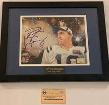 Load image into Gallery viewer, Peyton Manning Autographed Super Bowl XLI Smoke in Background 8x10 Framed Photograph