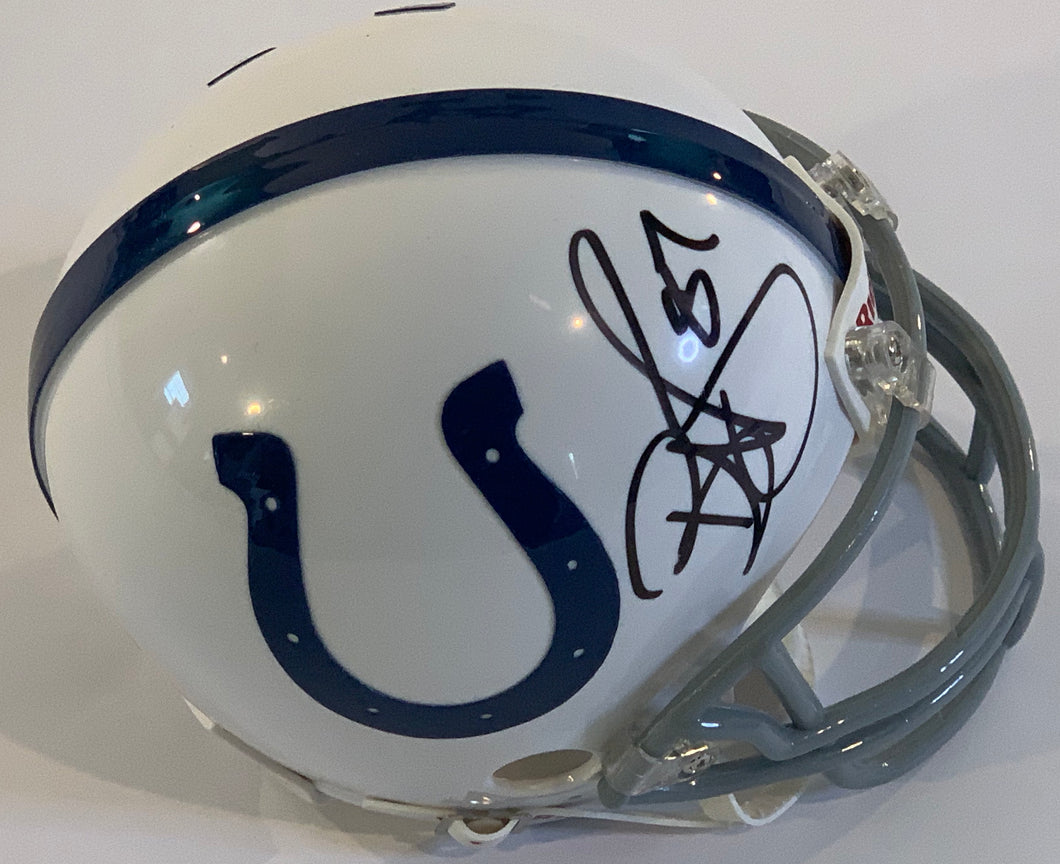 Reggie Wayne Autographed Mini Helmet