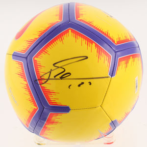 Lionel Messi Signed Pitch Nike Soccer Ball